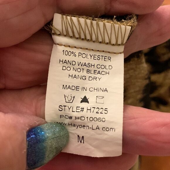 Hayden size medium animal print jogger pants - Picture 7 of 10